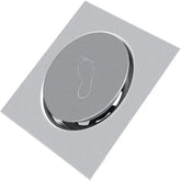 Stainless Steel Push Floor Drain Waste 6x6