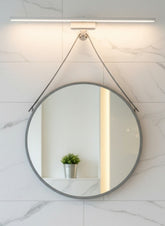 Nordic Round Wall Vanity Mirror with Aluminum Frame