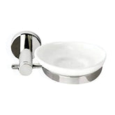 High-Quality Stainless Steel 304 Soap Holder with Ceramic Plate – Elegant & Practical