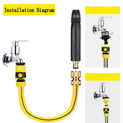 Multi-Function High-Pressure Water Nozzle – Car Wash & Garden Use