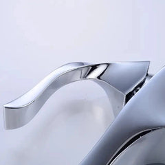 Modern Brass Spiral Bathroom Faucet — Unique Design & Durable Build