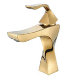 Modern Brass Spiral Bathroom Faucet — Unique Design & Durable Build