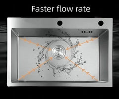 Stainless Steel Kitchen Sink Bowl | HM60×45cm | Durable & Elegant