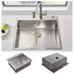 Stainless Steel Kitchen Sink Bowl | HM50×40cm | Compact & Durable