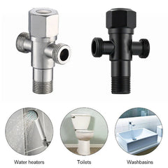 High-Quality Stainless Steel Two-Way Angle Valve T-Cock (Pack of 2) – Durable & Efficient Water Control