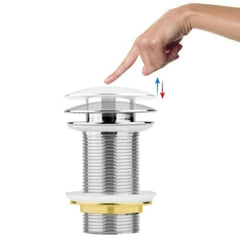 Stainless Steel Basin Pop-Up Drain Waste – Durable & Anti-Clogging Design