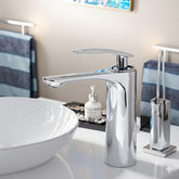 Chrome Alloy Basin Mixer Tap – Hot & Cold Water Faucet