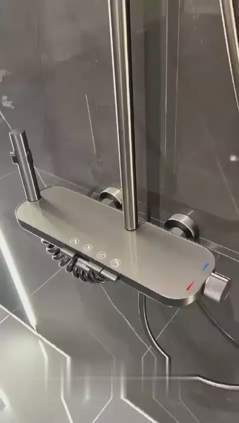 Black Shower Set AR16 – Premium Bath Fittings | Abid Trader