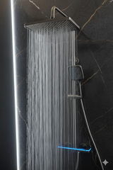 LED Display Imported Shower Set | 304 Steel Dual Handle Set