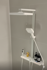 Premium White Imported Piano Shower Set | Luxury Bathroom