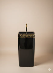 Elegant Versace Style Ceramic Washbasin | Abid Trader
