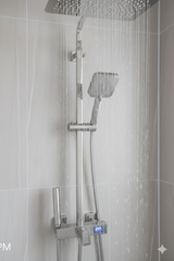 8 pc Imported Rain Shower | Hot Cold Wall Mounted Shower Set