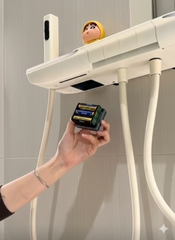 Premium White Imported Piano Shower Set | Luxury Bathroom