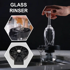 Automatic Tap Glass Rinser for Kitchen Sinks, Cup Washer, Glass Flusher, Cup Washer, Coffee Cup Washer