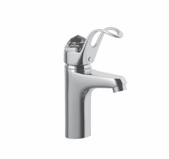 Opal Crystal Basin Mixer