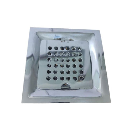 "6-Inch Steel Floor Waste Drain – Heavy-Duty Stainless Steel for Efficient Drainage"