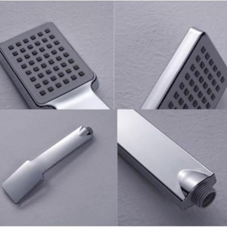 High-Pressure Square Shower Head – Universal Handheld Shower
