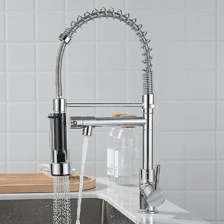Pull Down Stainless Steel Kitchen Faucet – Matte Black | Modern & Durable