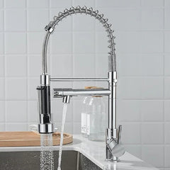 Pull Down Stainless Steel Kitchen Faucet – Matte Black | Modern & Durable