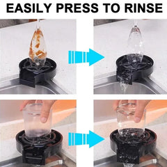 Automatic Tap Glass Rinser for Kitchen Sinks, Cup Washer, Glass Flusher, Cup Washer, Coffee Cup Washer