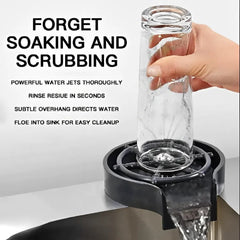 Automatic Tap Glass Rinser for Kitchen Sinks, Cup Washer, Glass Flusher, Cup Washer, Coffee Cup Washer