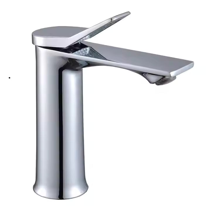 Polished Single Handle Basin Faucet Hot & Cold | Abid Trader