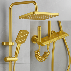 8 Pcs Bathroom Shower Set – Modern Design & Easy to Install