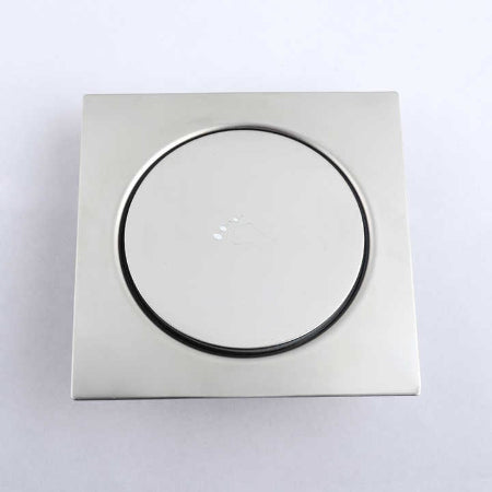 "Heavy-Duty Stainless Steel Square Shower Floor Drain – Durable Tile Insert for Efficient Water Drainage"