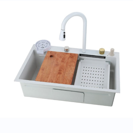 Modern Stainless Steel Waterfall Kitchen Sink – Factory Direct Sale