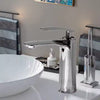 Chrome Alloy Basin Mixer Tap – Hot & Cold Water Faucet