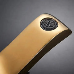 Modern Brass Spiral Bathroom Faucet — Unique Design & Durable Build