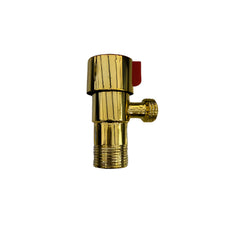 Premium Tee Cock – Gold & Black Finish, Durable Brass for Bathrooms & Kitchens