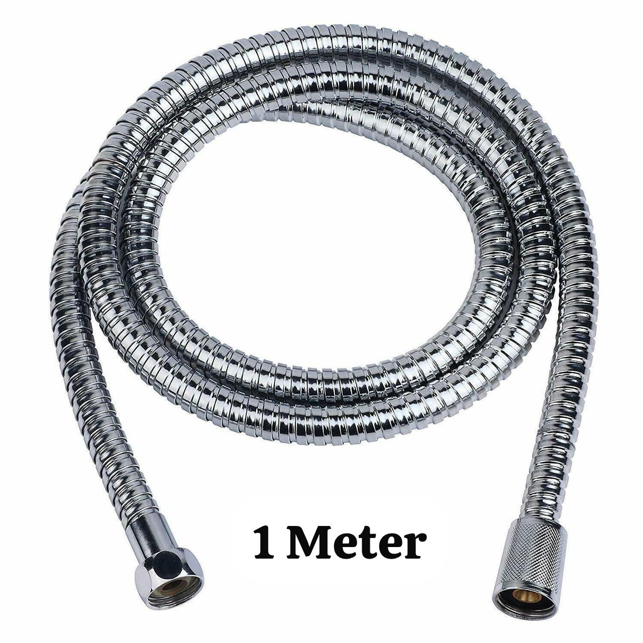 Faisal Sanitary Square Muslim Shower With 1 Meter Shower Hose– Modern Handheld Bidet Spray for Ultimate Hygiene