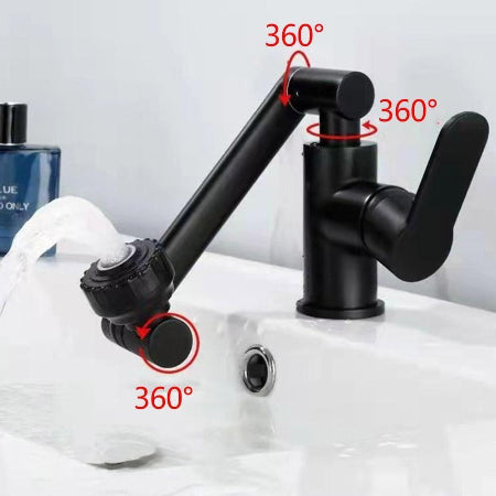 Swivel Hot & Cold Water Mixer Tap – Kitchen & Bathroom Basin Faucet