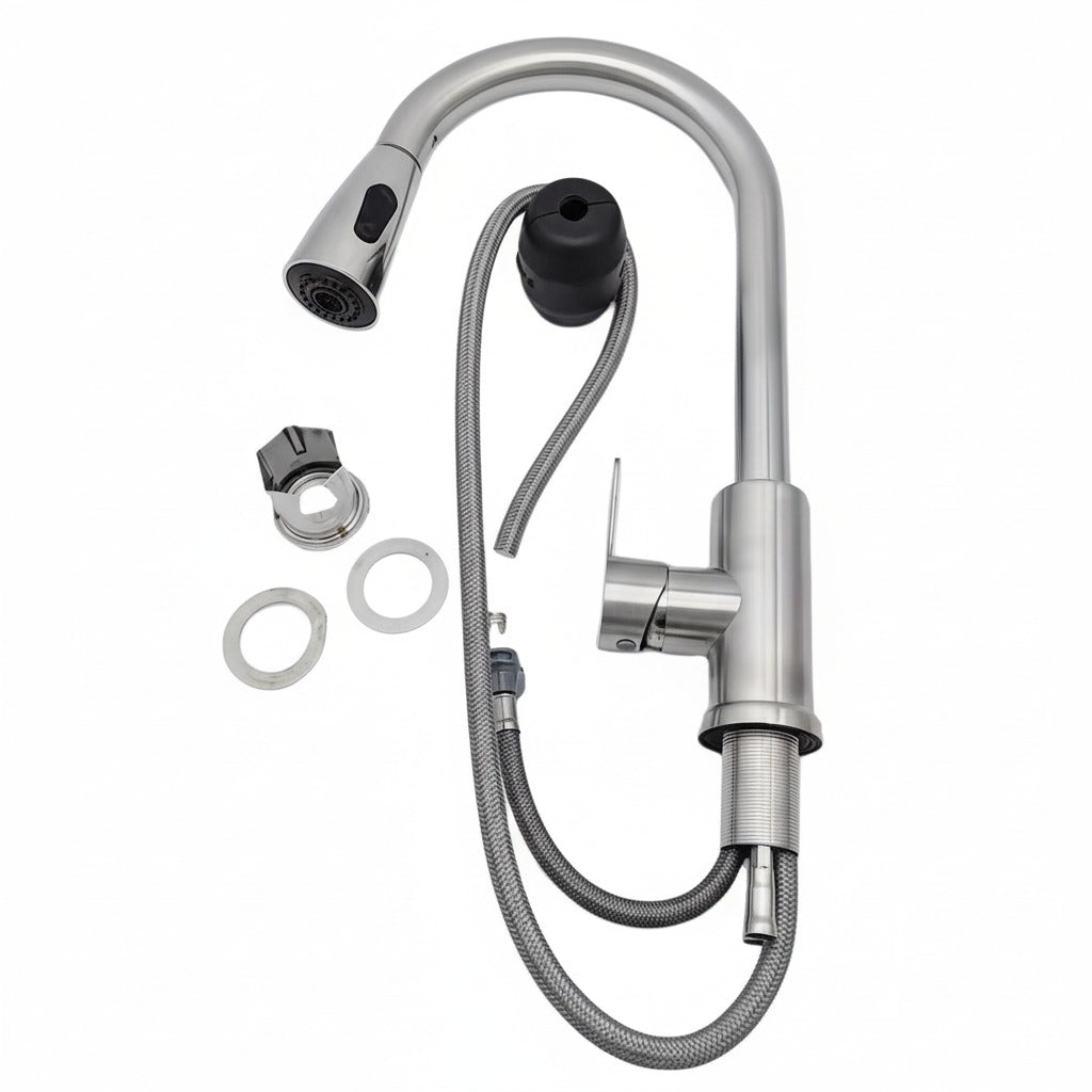 Pull-Out Kitchen Sink Faucet – Hot Cold | Abid Traders