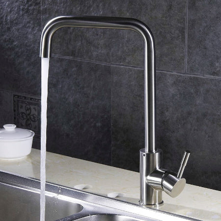 Premium Kitchen Sink Faucet – 304 Stainless Steel Mixer Tap