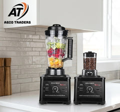 Silver Crest Commercial Blender & Grinder 2-in-1 High Power Extraction Machine