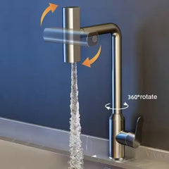 360° Rotating Modern Kitchen Sink Mixer Tap | Kitchen Faucet with 4 Water Modes