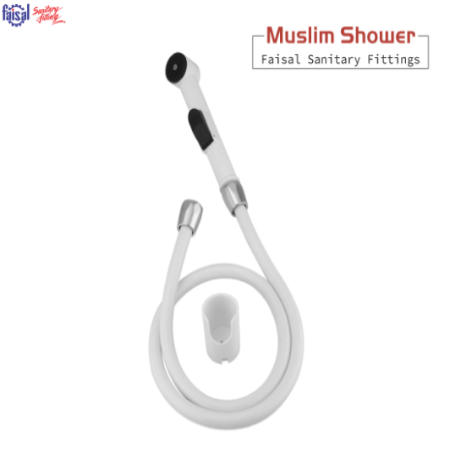 Faisal Sanitary Muslim Shower – Handheld Bidet Spray for Hygiene & Comfort